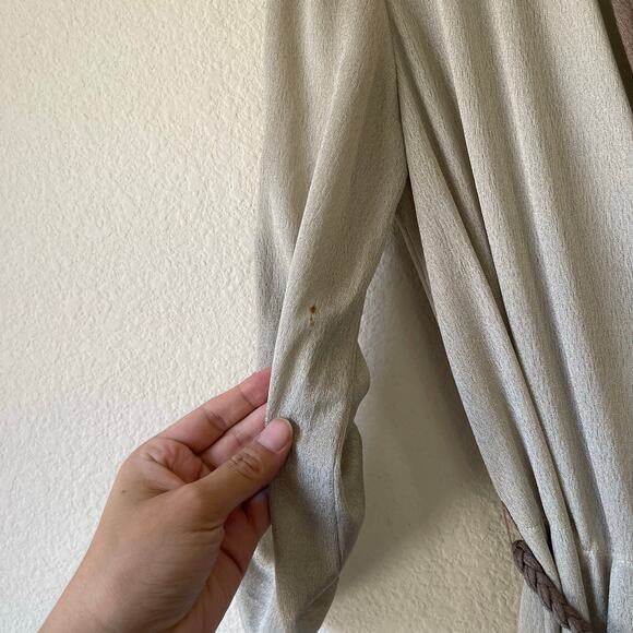 Vintage 70s luxe sparkle true wrap midi party dress size small - Picture 2 of 6